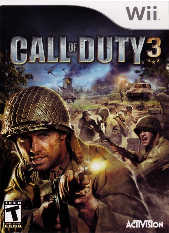 Call of Duty 3 box art for Wii